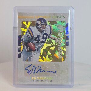 Ed Marinaro Gridiron Greats Autographed Minnesota Vikings Trading Card 2022 Pani